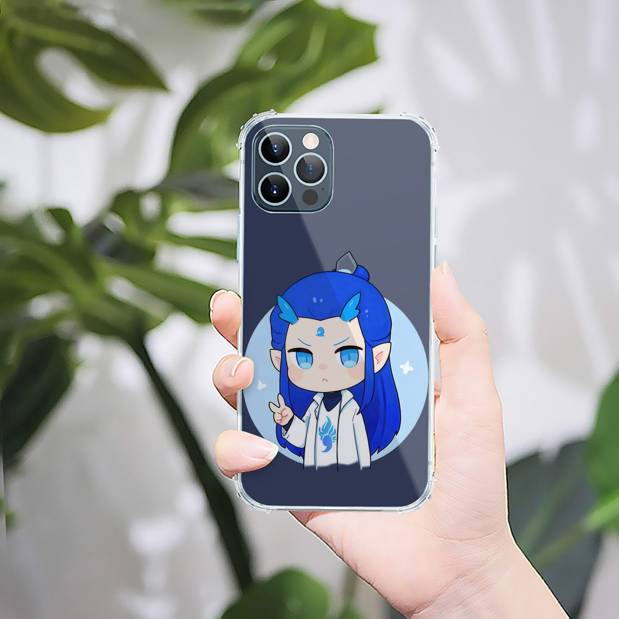 （画像用） Ne Zha 2 ナタ 魔童の大暴れ 【iPhone 12シリーズ対応】透明スマホケース（クリアソフトケース）